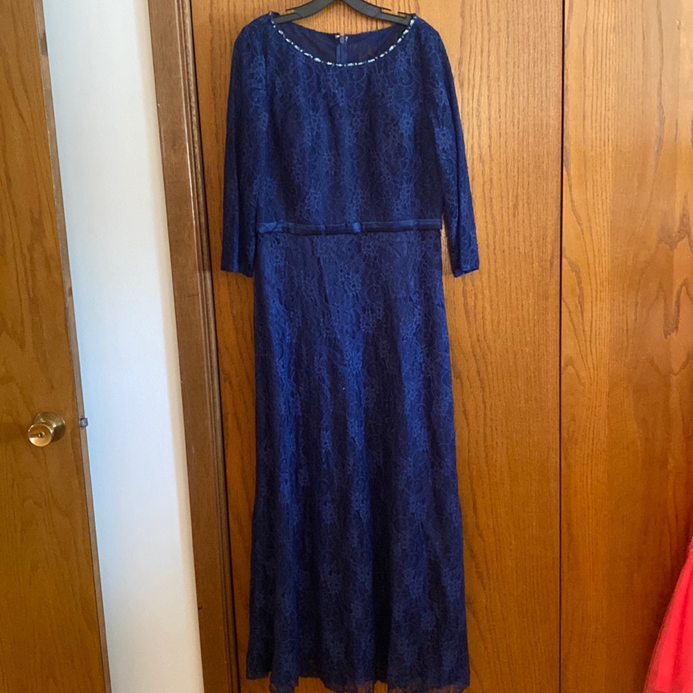 Navy womens gown / worn once
